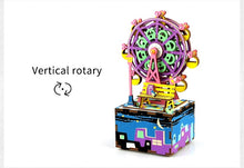 Load image into Gallery viewer, DIY Wedding Souvenirs Wooden Restaurant Decoration Christmas Music Box Merry-go-round