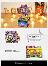 Load image into Gallery viewer, DIY Wedding Souvenirs Wooden Restaurant Decoration Christmas Music Box Merry-go-round