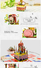 Load image into Gallery viewer, DIY Wedding Souvenirs Wooden Restaurant Decoration Christmas Music Box Merry-go-round