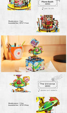 Load image into Gallery viewer, DIY Wedding Souvenirs Wooden Restaurant Decoration Christmas Music Box Merry-go-round