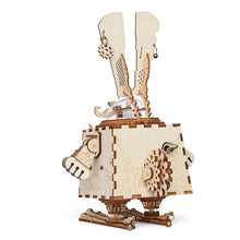 Load image into Gallery viewer, DIY Movement Assembled Wooden Rabbit Model Music Box Bunny