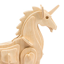 Load image into Gallery viewer, DIY Wooden  Unicorn