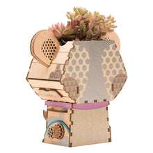Load image into Gallery viewer, ILikeBuilding Stylish Wooden Koala Flower Pot