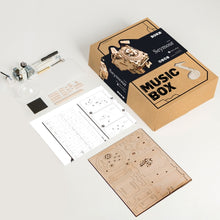 Load image into Gallery viewer, DIY Movement Wooden dogs Model Music Box