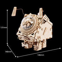 Load image into Gallery viewer, DIY Movement Wooden dogs Model Music Box