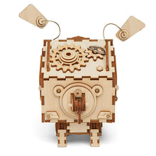 Load image into Gallery viewer, DIY Movement Wooden dogs Model Music Box