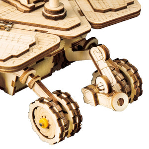 Moveable Spirit Rover Solar Energy Wooden Model Building Kit