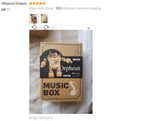 Load image into Gallery viewer, DIY Steampunk Rotatable Robot Clockwork Music Box