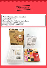 Load image into Gallery viewer, Limited Edition Colorful  Robot Model Building Kit Wooden Steampunk Music Box