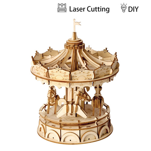 DIY Wooden Merry-Go-Round Kit