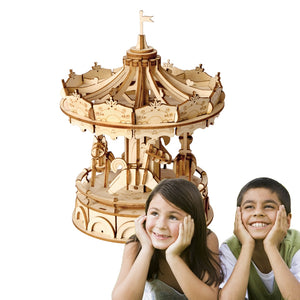 DIY Wooden Merry-Go-Round Kit
