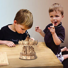 Load image into Gallery viewer, DIY Wooden Merry-Go-Round Kit