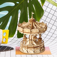 Load image into Gallery viewer, DIY Wooden Merry-Go-Round Kit