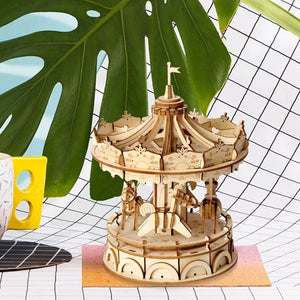 DIY Wooden Merry-Go-Round Kit