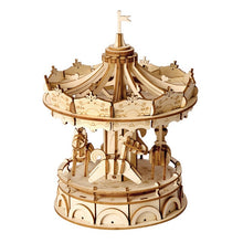 Load image into Gallery viewer, DIY Wooden Merry-Go-Round Kit