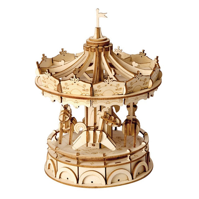 DIY Wooden Merry-Go-Round Kit