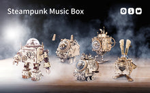 Load image into Gallery viewer, Steampunk DIY Submarine Brain Training Music Box