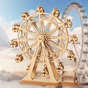 DIY Wooden Ferris Wheel Puzzle