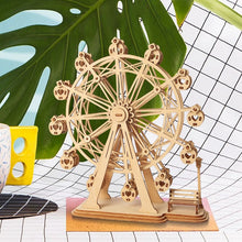 Load image into Gallery viewer, DIY Wooden Ferris Wheel Puzzle