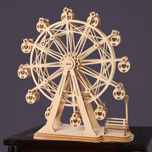 Load image into Gallery viewer, DIY Wooden Ferris Wheel Puzzle
