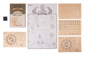 DIY Wooden Ferris Wheel Puzzle