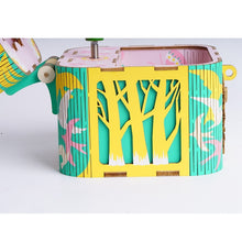 Load image into Gallery viewer, DIY 3D Rotatable Dancing Ballerma Wooden Puzzle Game Assembly Music Box
