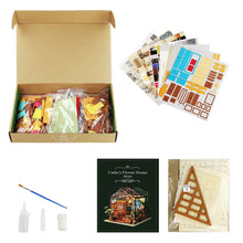 Load image into Gallery viewer, DIY Doll House Adult Miniature Wooden Dollhouse Model Building Kits