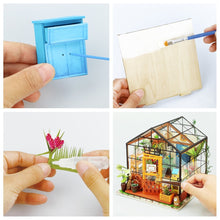 Load image into Gallery viewer, DIY Doll House Adult Miniature Wooden Dollhouse Model Building Kits
