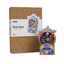 Load image into Gallery viewer, DIY 3D Kitty Ballet Wooden Puzzle Game Assembly Moveable Music Box