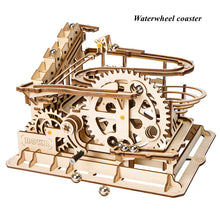 Load image into Gallery viewer, Magic Crash 4 Pieces DIY Magic Gear Drive Ball Crash Game Wooden Model Building Kits