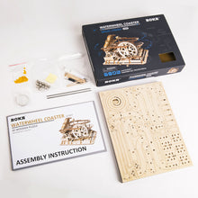 Load image into Gallery viewer, Magic Crash 4 Pieces DIY Magic Gear Drive Ball Crash Game Wooden Model Building Kits