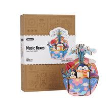 Load image into Gallery viewer, DIY 3D Ocean Park Wooden Puzzle Game Assembly Moveable Music Box