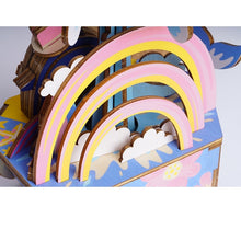Load image into Gallery viewer, DIY 3D Ocean Park Wooden Puzzle Game Assembly Moveable Music Box