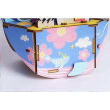 Load image into Gallery viewer, DIY 3D Ocean Park Wooden Puzzle Game Assembly Moveable Music Box