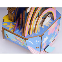 Load image into Gallery viewer, DIY 3D Ocean Park Wooden Puzzle Game Assembly Moveable Music Box