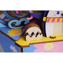 Load image into Gallery viewer, DIY 3D Ocean Park Wooden Puzzle Game Assembly Moveable Music Box