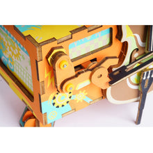 Load image into Gallery viewer, DIY Little Robot Performer Hand Crank Music Box