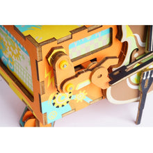 Load image into Gallery viewer, DIY Little Robot Performer Hand Crank Music Box