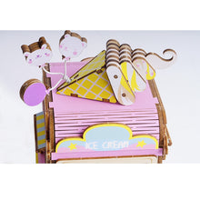 Load image into Gallery viewer, DIY 3D Moving Flavor Wooden Puzzle Game Assembly Moveable Music Box