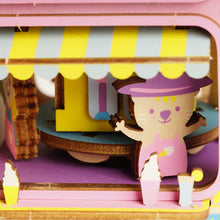 Load image into Gallery viewer, DIY 3D Moving Flavor Wooden Puzzle Game Assembly Moveable Music Box