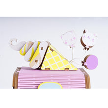 Load image into Gallery viewer, DIY 3D Moving Flavor Wooden Puzzle Game Assembly Moveable Music Box
