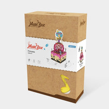 Load image into Gallery viewer, DIY 3D Princess Puzzle Game Assembled Wooden Music Box Toy