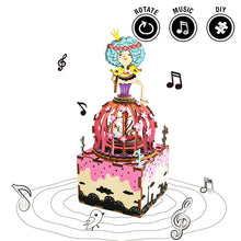 Load image into Gallery viewer, DIY 3D Princess Puzzle Game Assembled Wooden Music Box Toy