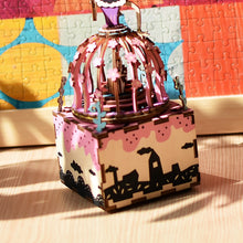 Load image into Gallery viewer, DIY 3D Princess Puzzle Game Assembled Wooden Music Box Toy