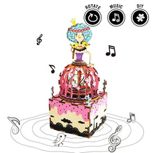 Load image into Gallery viewer, DIY 3D Princess Puzzle Game Assembled Wooden Music Box Toy
