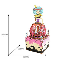 Load image into Gallery viewer, DIY 3D Princess Puzzle Game Assembled Wooden Music Box Toy