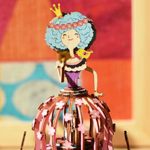 Load image into Gallery viewer, DIY 3D Princess Puzzle Game Assembled Wooden Music Box Toy