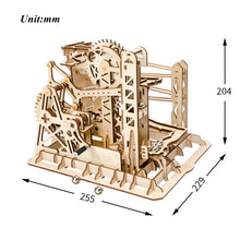 Load image into Gallery viewer, Magic Crash 4 Pieces DIY Magic Gear Drive Ball Crash Game Wooden Model Building Kits