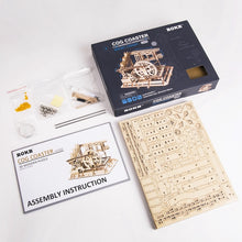 Load image into Gallery viewer, Robotime DIY Cog Coaster Magic Creative Marble Run Game Wooden Model Building Kits