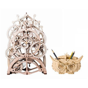 Super Deal! 2For1 Creative DIY Wooden Models Kits